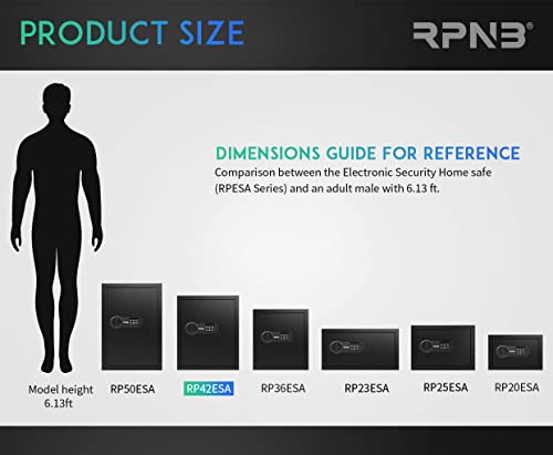 RPNB Deluxe Digital Keypad Safe - 1.52 Cubic Feet