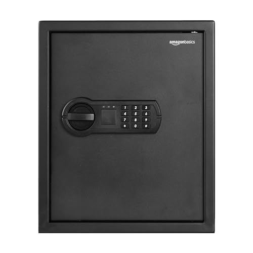 Amazon Basics Steel Home Security Safe, Electronic Keypad Lock