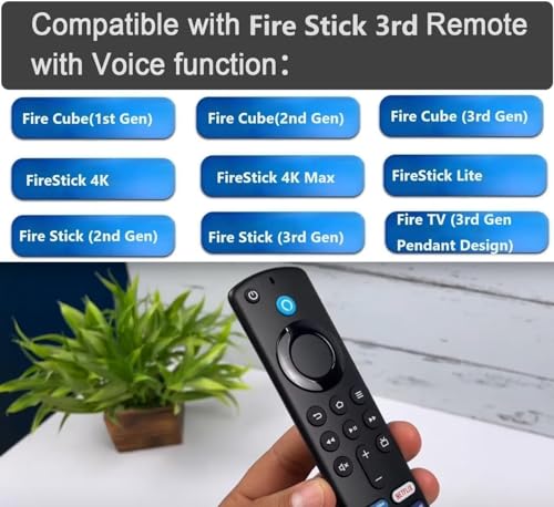 Voice Control Remote for Fire Stick, Fire Cube, Fire