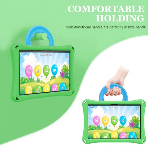 (13th/11th Generation, 2023/2021 Release) New 10in Tablet Case for Kids. Riaour ipad 10 case Light Weight Anti Slip Shockproof Kids Friendly Case(Incompatible with iPad Samsung).(Green)
