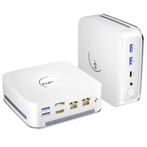 FUNYET Mini PC Gaming PC, Desktop Computer with Intel 12th Gen Alder Lake N95(up to 3.4GHz), 8GB DDR4 RAM 256GB SSD, Supports 4K Displays, Windows 11 Pro