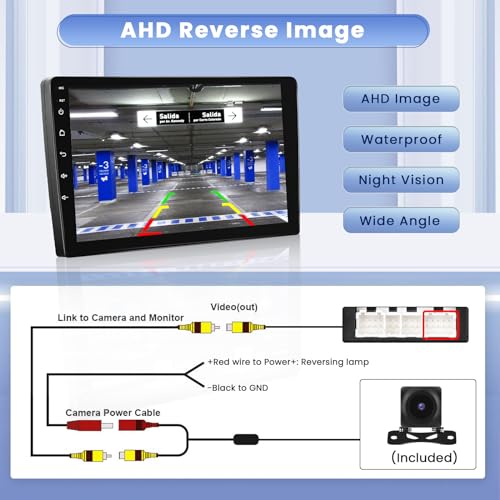 8 Core 6+128GB Android 13 Car Stereo for Hyundai Sonata 2010-2015 with Wireless Apple Carplay, 9 Inch IPS Touchscreen Car Radio 59UI GPS Navigation WiFi 32EQ DSP Backup Camrea
