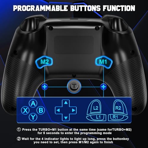 Wireless Pro Controller with Cool LED for Nintendo Switch
