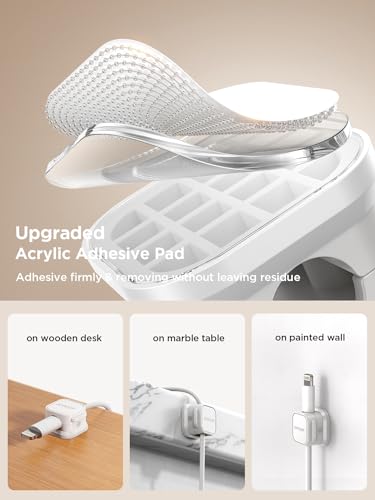 6 Pack Magnetic Cable Clips for Easy Cord Management