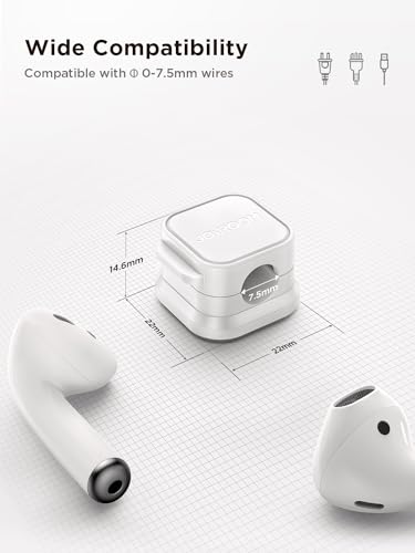 6 Pack Magnetic Cable Clips for Easy Cord Management