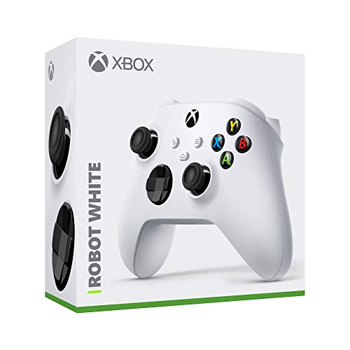 White Xbox Core Wireless Gaming Controller for Xbox Series X|S, Xbox One, Windows PC, Android, and iOS