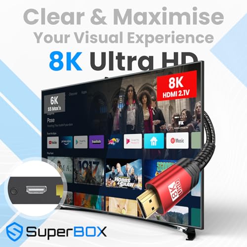 (Latest) 2024 S5 PRO Bundle TV Box: 8K HDMI Cable, 64GB Card, 64GB USB, WiFi Extender, Backlit Keyboard, Voice Remote, (Easy Setup Guide by Seller, CA Support), Android 12, 4GB RAM, 32GB Storage