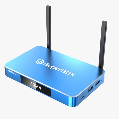 The New S 5 M A X, 2024 Pack,1 Voice,1 Keyboard Remote, 1 HDMI, Tf Card, Memory Stick, Cat 6,LED Light Strip, Cable Ties, (Easy Detailed Install Instructions by Seller, Phone Support Included