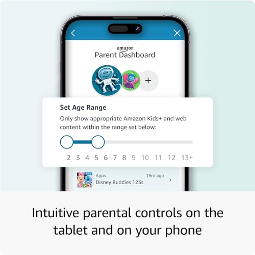 2023 Amazon Fire 10 HD Kids tablet, Pink