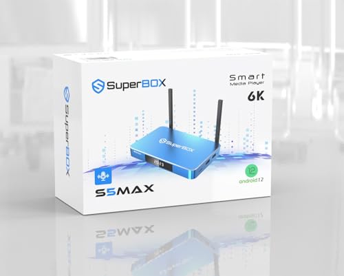 The New S 5 M A X, 2024 Pack,1 Voice,1 Keyboard Remote, 1 HDMI, Tf Card, Memory Stick, Cat 6,LED Light Strip, Cable Ties, (Easy Detailed Install Instructions by Seller, Phone Support Included