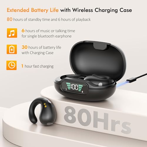 Wireless Sports Earbuds with LED Display Charging Case