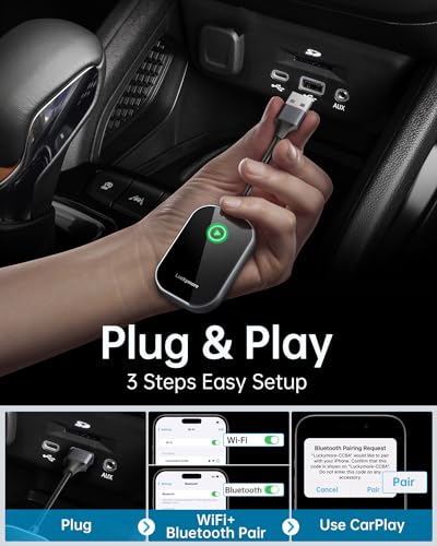 Wireless Carplay Adapter for Apple iPhone iOS 10+