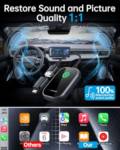 Wireless Carplay Adapter for Apple iPhone iOS 10+