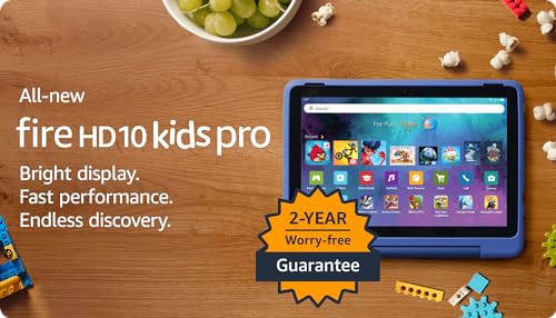 2023 Amazon Fire HD 10 Kids Pro Tablet - Ages 6-12
