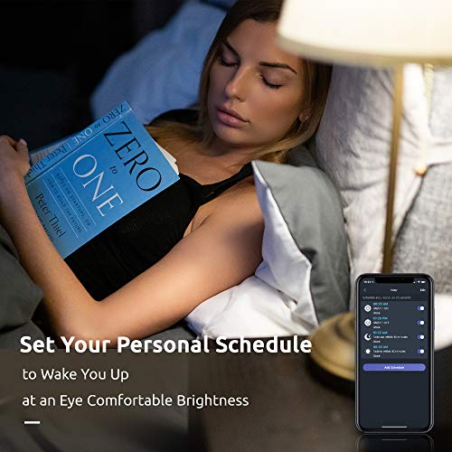 LUMIMAN Smart Light Bulbs, Alexa Light Bulb, WiFi Full Color Changing Light Bulb, Music Sync, Warm to Cool White Smart Bulb, A19 800LM 7.5W, Works with Alexa Google Home, No Hub Required, 2 Pack