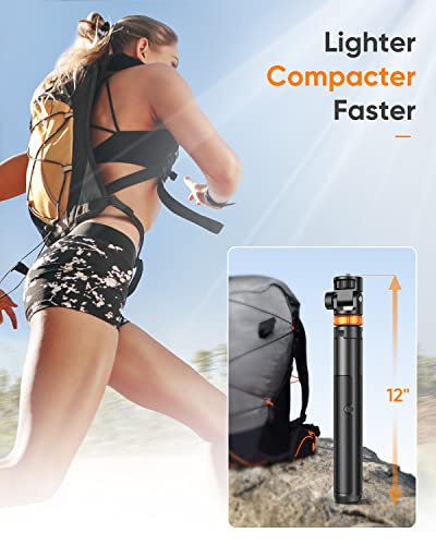 EUCOS Newest 62" Phone Tripod, Tripod for iPhone & Selfie Stick Tripod with Remote, Upgraded iPhone Tripod Stand & Travel Tripod, Solidest Cell Phone Tripod Compatible with iPhone 15/14/13/Android