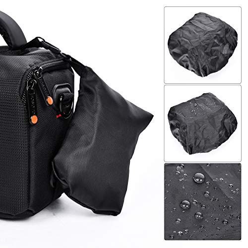 FOSOTO Waterproof Anti-shock Camera Case Bag Compatible for Canon Powershot SX540 SX530 SX60 SX420 HS M5,Nikon Coolpix L340 B500 B700 L330 L840 P610,Panasonic LUMIX,Sony a6000 Digital Camera