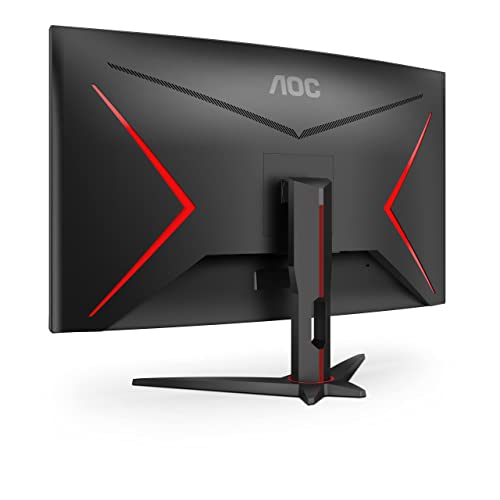 AOC C32G2ZE 32" Curved Frameless Gaming Monitor, Full HD 1920x1080, VA, 0.5ms 240Hz, AMD FreeSync Premium, DP/HDMI/VGA, VESA, 3-3-1 Re-Spawn Program, Xbox PS5 Switch,Black