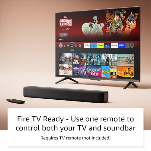 Introducing Amazon Fire TV Soundbar, 2.0 speaker with DTS Virtual:X and Dolby Audio, Bluetooth connectivity