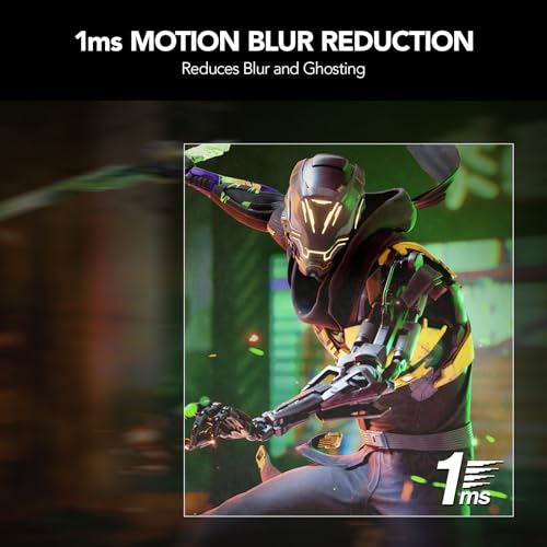 KOORUI 27 Inch Computer Monitor, QHD 2560P Gaming Monitor 144Hz(1ms, 1800R Curved VA Panel, DP1.2+HDMI*2, AdaptiveSync, Narrow Bezel with Ultra-Thin), Tilt Adjustable,Eye Care