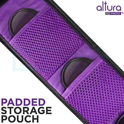 Altura Photo 58MM Lens Filter Kit - Includes 58MM ND Filter, 58MM Polarizer Filter, 58MM UV Filter - UV, CPL Polarizing Filter, Neutral Density for Camera Lens with 58MM Filters + Lens Filter Case