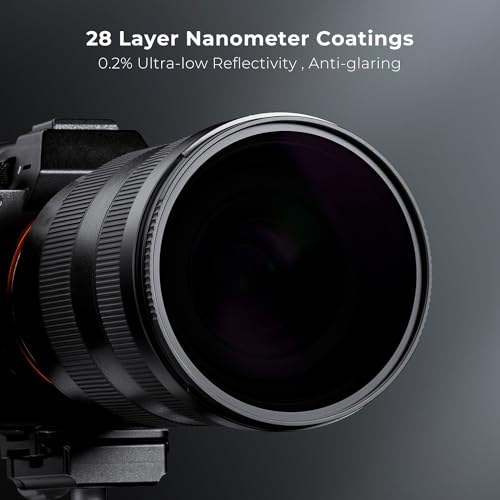 K&F Concept 67mm ND100000 ND Camera Lens Filter,16.6-Stops Fixed Neutral Density Filter with 28 Multi-Layer Coatings Waterproof & Scratch Resistant (Nano-X Series)