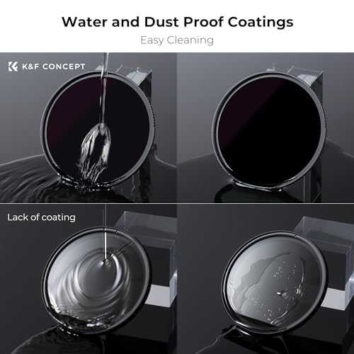 K&F Concept 67mm ND100000 ND Camera Lens Filter,16.6-Stops Fixed Neutral Density Filter with 28 Multi-Layer Coatings Waterproof & Scratch Resistant (Nano-X Series)