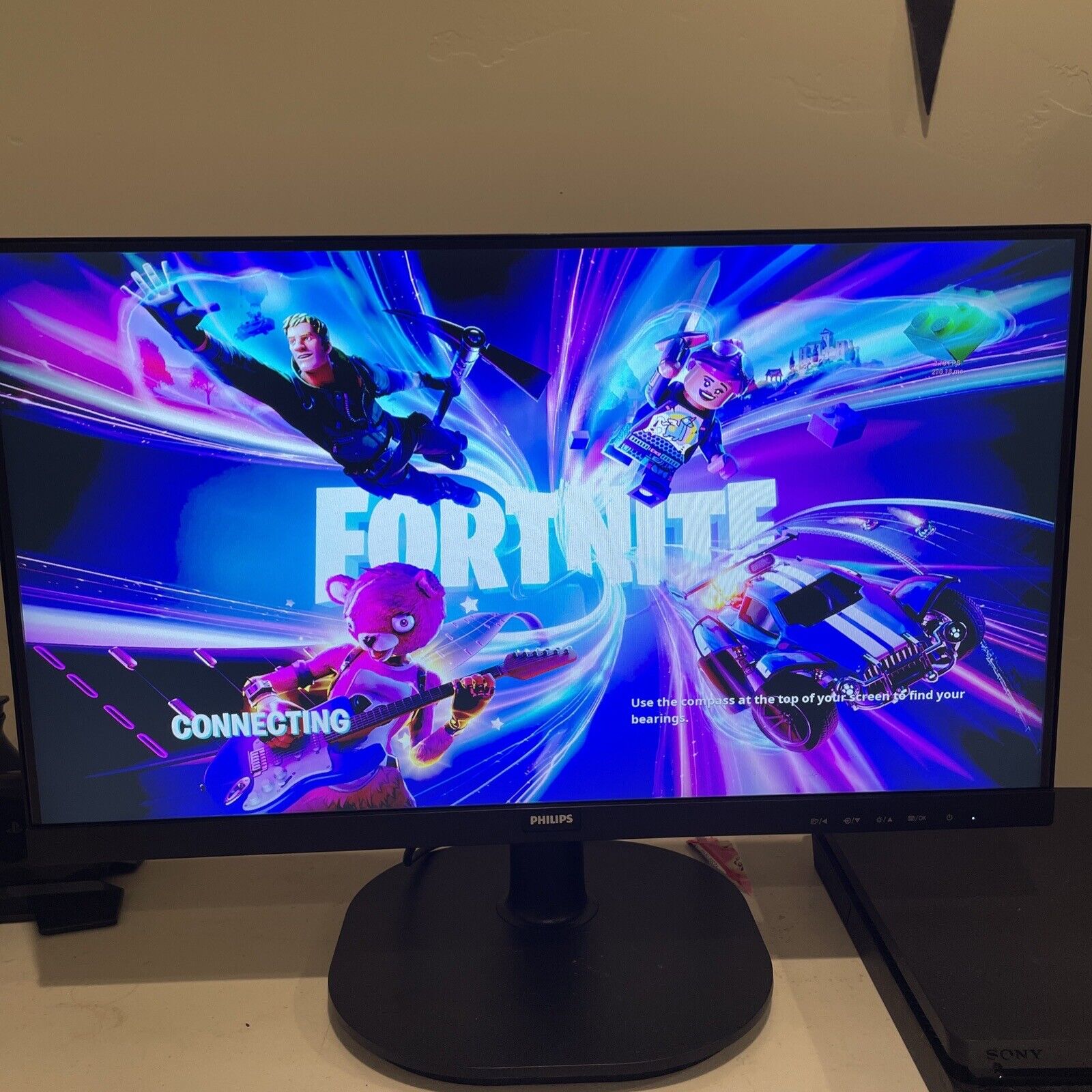 PHILIPS 22 inch Class Thin Full HD (1920 x 1080) 75Hz Monitor, VESA, HDMI & VGA Port, 4 Year Advance Replacement Warranty, 221V8LN