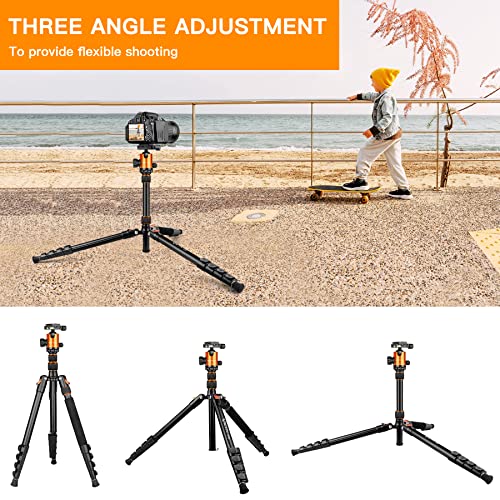 Victiv Tripod for Camera, 82" Camera Tripod Heavy Duty, Aluminum DSLR Tripod Monopod, Tall Travel Tripod for Photography, Professional Camera Tripod Stand for Spotting Scope Telescope Binocular