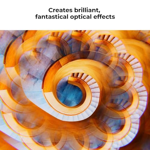 K&F Concept 58mm Kaleidoscope Filter, Special Effects Filter Prism Crystal Glass with Multi Refraction Subjects for Camera Lens