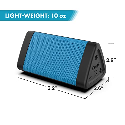 OontZ Angle 3 Bluetooth Speaker, Portable Wireless Bluetooth 5.0 Speaker, 10 Watts, Crystal Clear Stereo Sound, Rich Bass, IPX5 Water Resistant, Loud Portable Bluetooth Speaker (Blue)