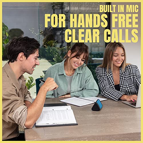 OontZ Angle 3 Bluetooth Speaker, Portable Wireless Bluetooth 5.0 Speaker, 10 Watts, Crystal Clear Stereo Sound, Rich Bass, IPX5 Water Resistant, Loud Portable Bluetooth Speaker (Blue)