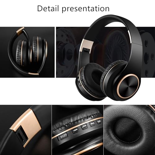 Active Noise Cancelling Headphones, Wireless Over Ear Bluetooth Headphones with Extended Battery Life, Adjustable Design for Ultimate Audio Bliss