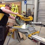 DeWalt 305mm Compound Mitre Saw with XPS
