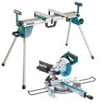 Makita 216mm Laser Mitre Saw with Leg Stand