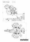 Metabo KGSV 72 Xact Sliding Mitre Saw