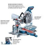 BOSCH 18V 10" Dual-Bevel Slide Miter Saw