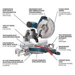 BOSCH 12-Inch Dual-Bevel Miter Saw with Blade