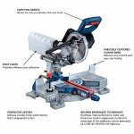 BOSCH 18V 7-1/4" Single-Bevel Miter Saw