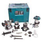 Makita DRT50ZJX3 18V Brushless Router Trimmer Kit