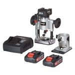 Trend 18V Cordless Brushless Router Kit with Batteries