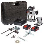 Trend 18V Cordless Brushless Router Kit with Batteries