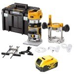 Dewalt 18V Brushless Router/Trimmer with Battery & Case