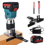 Cordless 21V Woodworking Router with Variable Speed