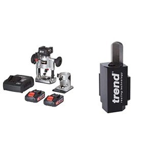 Trend 18V Cordless Brushless Router Kit with Chisel