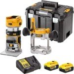 DeWalt 18V Brushless Router Trimmer with Batteries