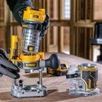 DeWalt 18V Brushless Router Trimmer with Batteries
