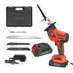 21V Cordless Reciprocating Saw with Charger and Battery