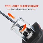21V Cordless Reciprocating Saw with Charger and Battery
