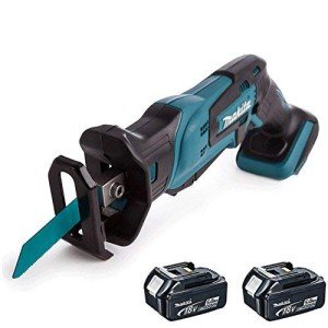 Makita 18V Cordless Mini Reciprocating Saw & Batteries